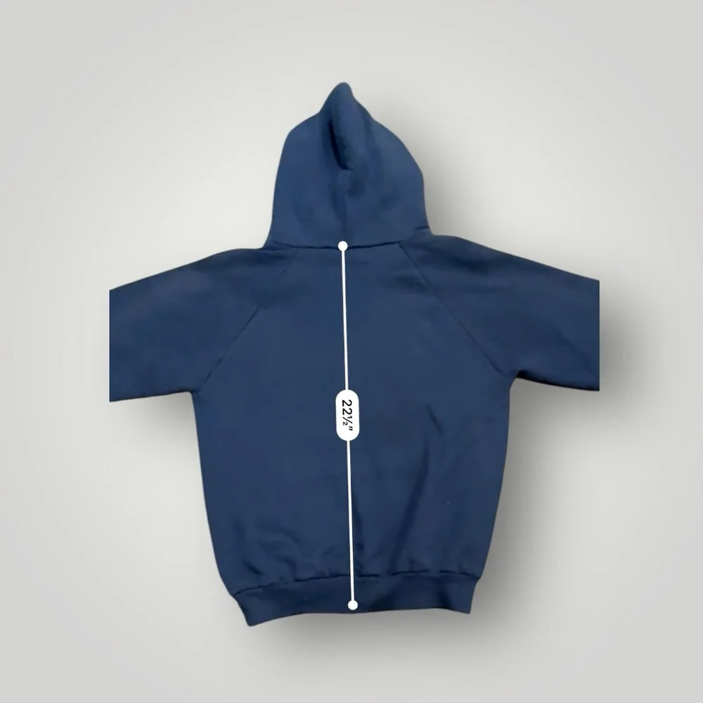 Vintage 95’ Betty Boop USA Fruit of the Loom Navy Hoodie Sz M​​ - Picture 5 of 10